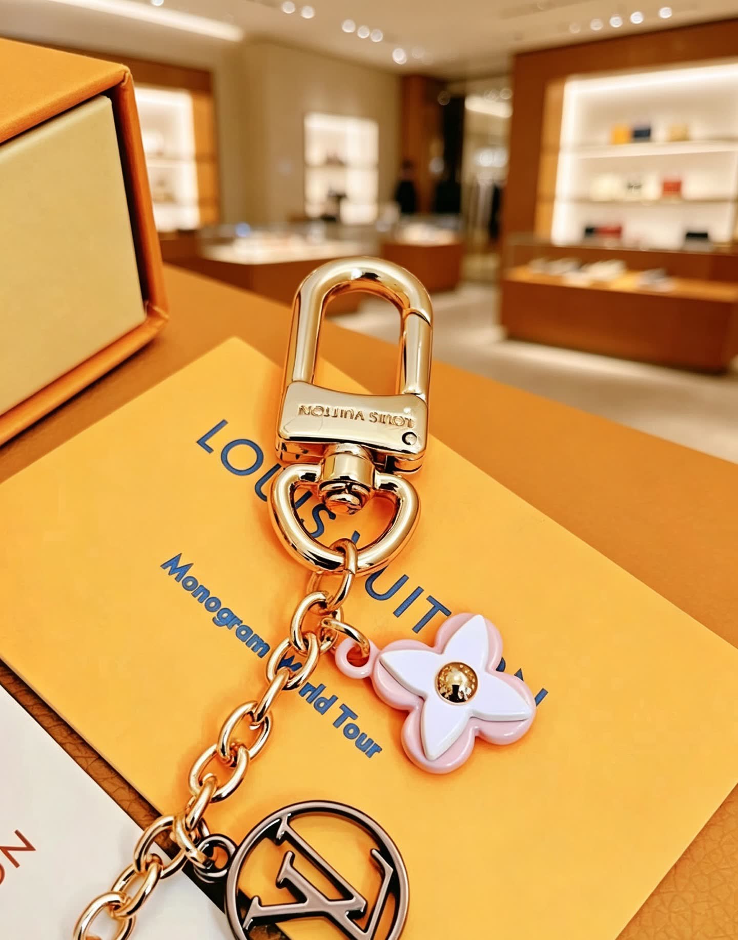 Louis Vuitton Monogram Miroir Keychain